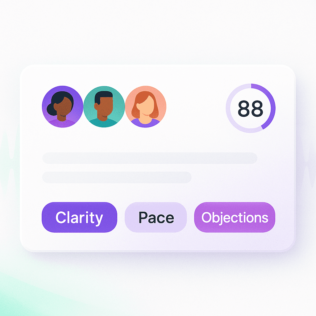 PitchLab: Role‑play & Score Your Pitch